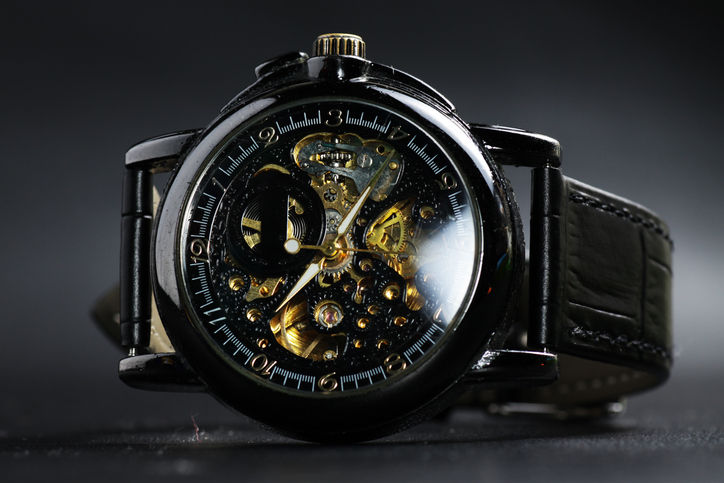 Black Transparent Watch